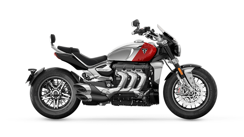 Triumph Rocket 3 GT Chrome motorfiets met glanzende afwerking en krachtige prestaties