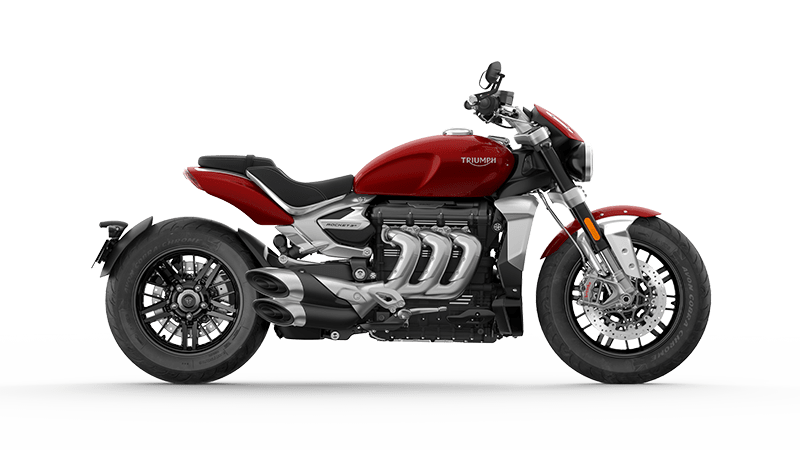 Triumph Rocket 3 motorfiets met indrukwekkend vermogen en iconisch design